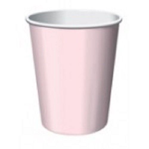 Solid Paper Cups 9 oz Red Blue Yellow Green Purple Pink Lavender Black Magenta