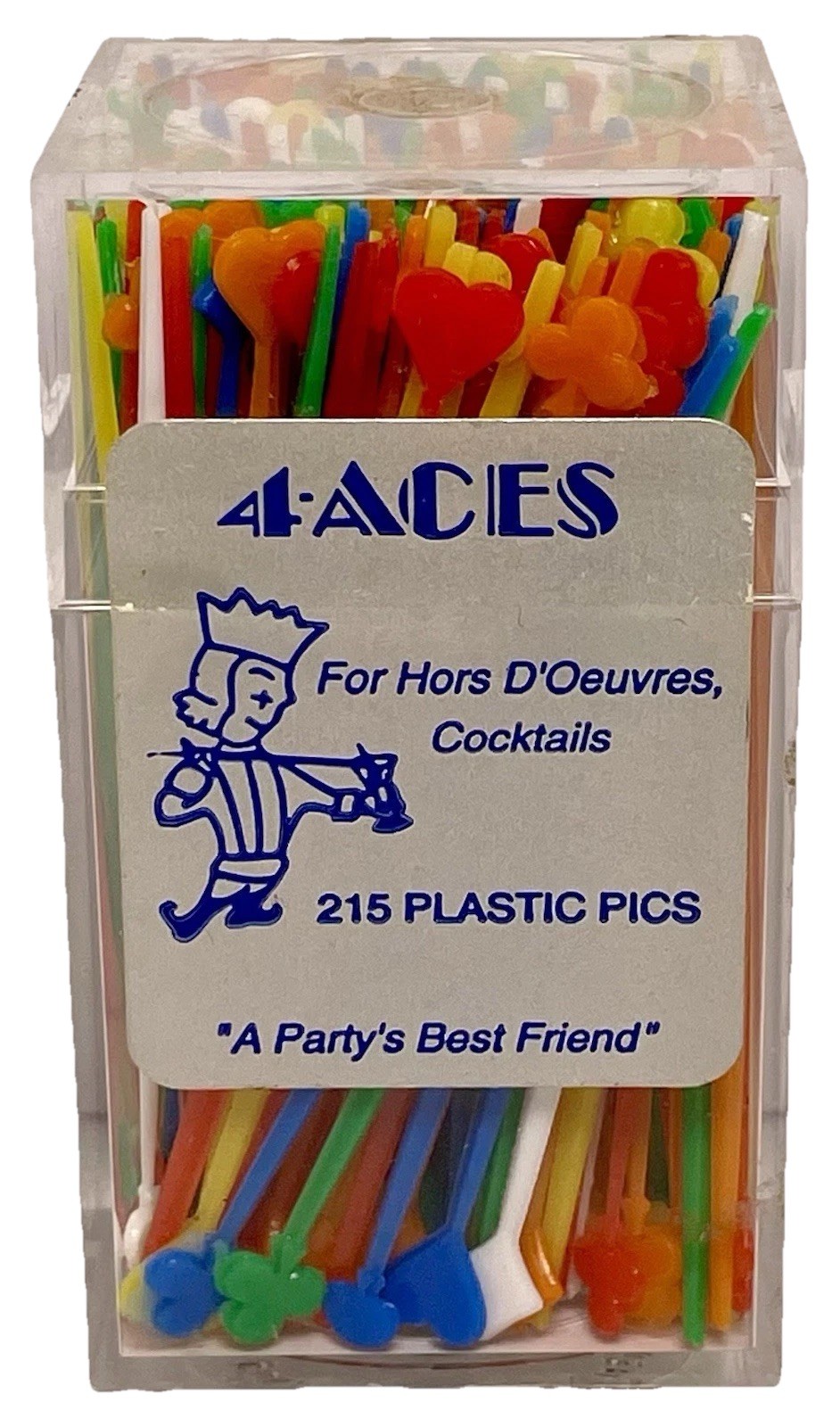 Vintage Plastic Party Pics 4-Aces Cocktails & Hor D’ Oeuvres NEW Los Angeles, CA