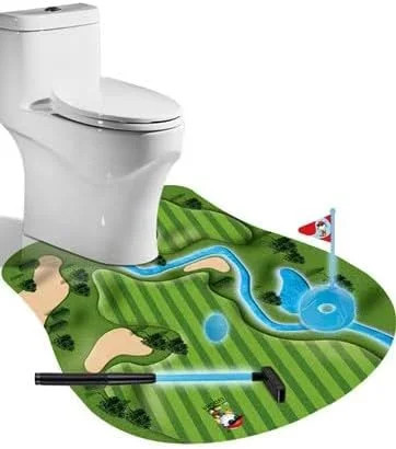 Golf Gag Gifts for Men Glow in the Dark Toilet Golf Game Dad Who Wants Nothing