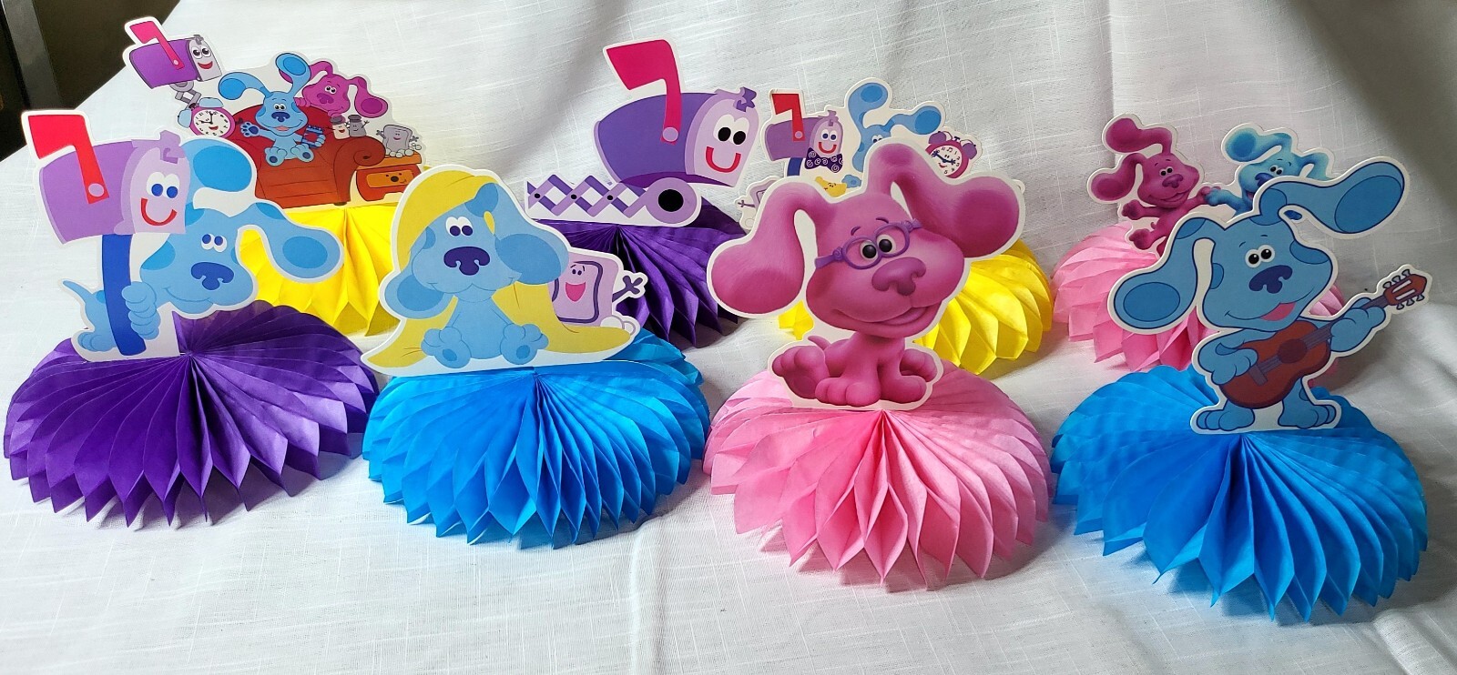 Blue’s Clues Honeycomb Party Supplies 8 Pack Dog Cartoon Kids Boy Girl
