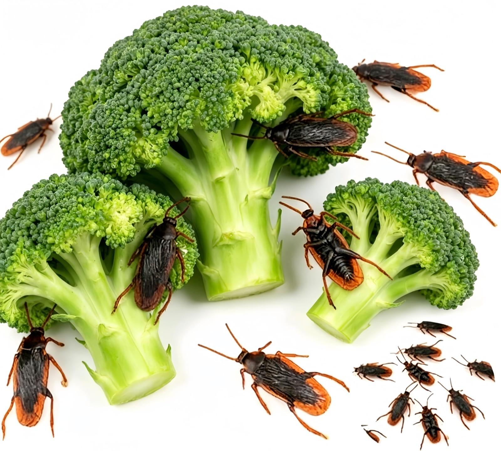 5pcs Realistic Fake Cockroaches for Halloween Prank, Home Decor, Party Props