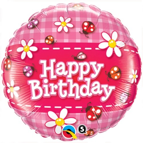 Happy Birthday 18″ Girl Mom Butterfly Foil Mylar Birthday Party Balloons B