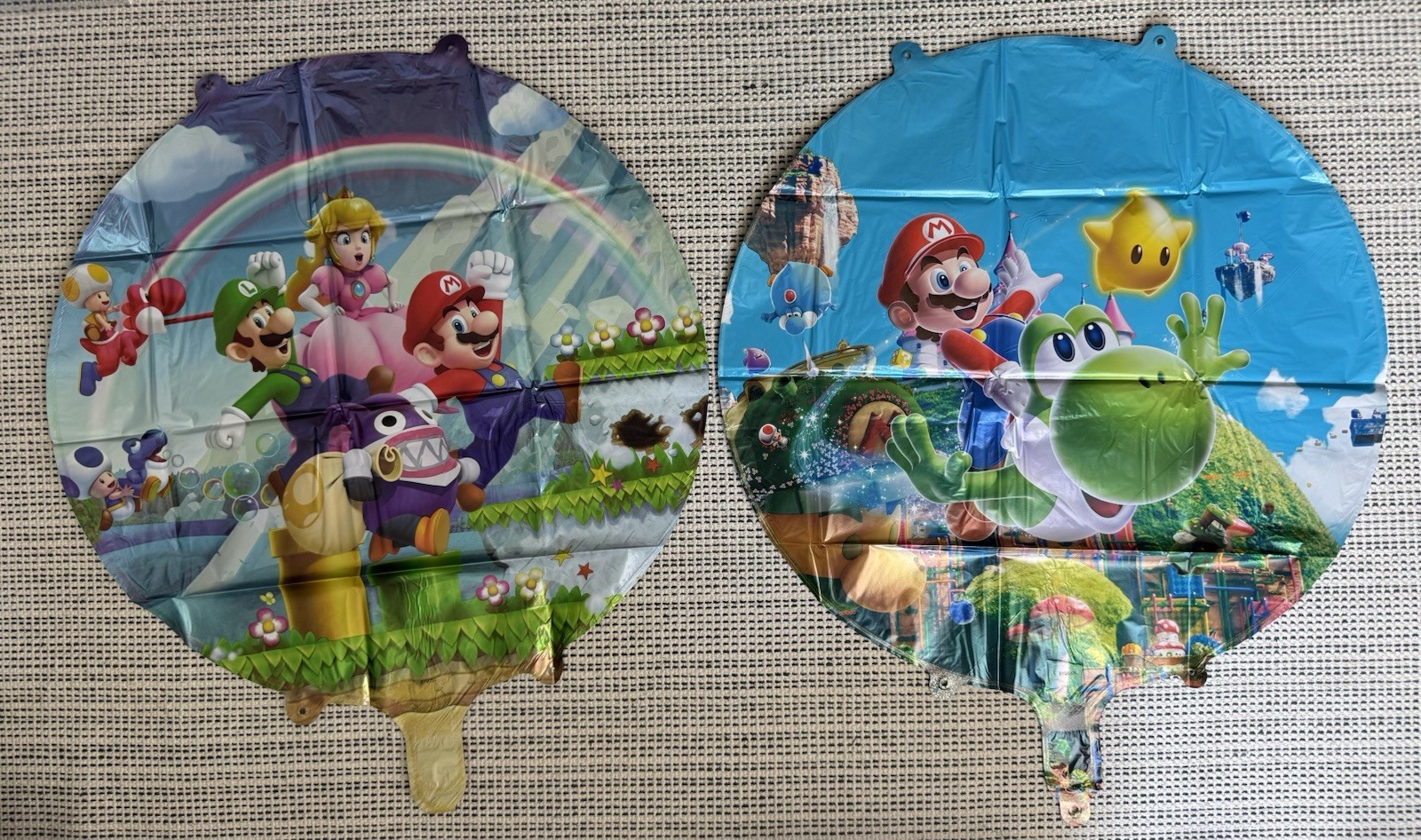 NEW 117Pcs Super Mario Bros Birthday Party Decor Backdrop Banner Cake Toppers+