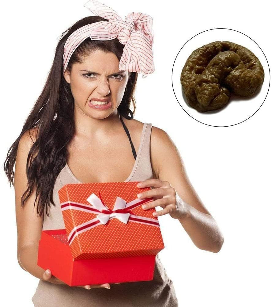 Brown Fake Poopy,Brown Realistic Fake Poop, Novelty Floating Fake Poop for April