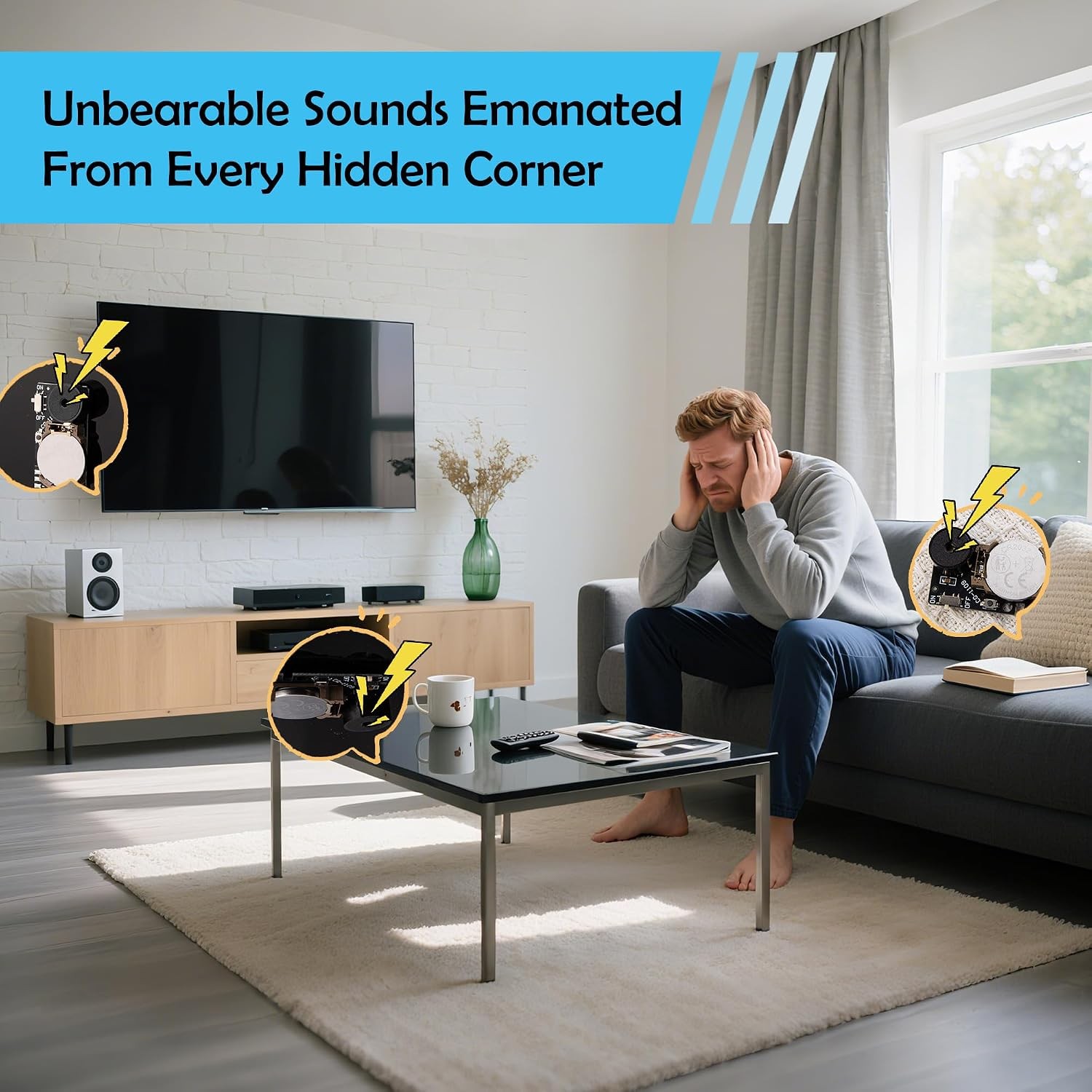 Cricket Noise Maker Prank（3Pcs） Mini Hidden Noise Maker Funny Hidden Beeping Pra
