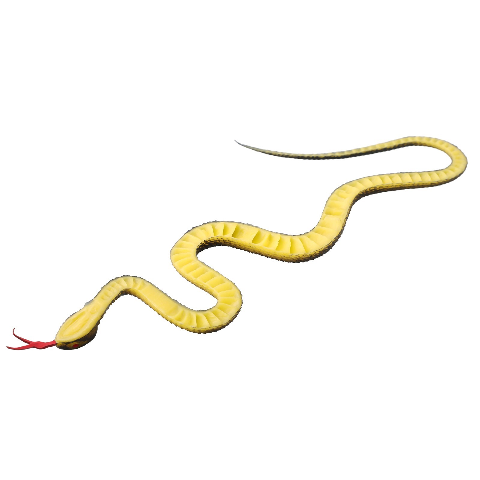 Fake Rubber Snake Toy, 45Cm Realistic Prank Trick Toy with Tongue Stick Out, Per