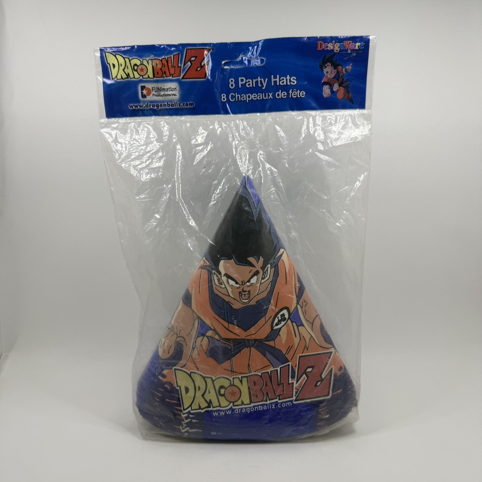 Dragon Ball Z Cone Party Hats DBZ Party Supplies 8 Ct