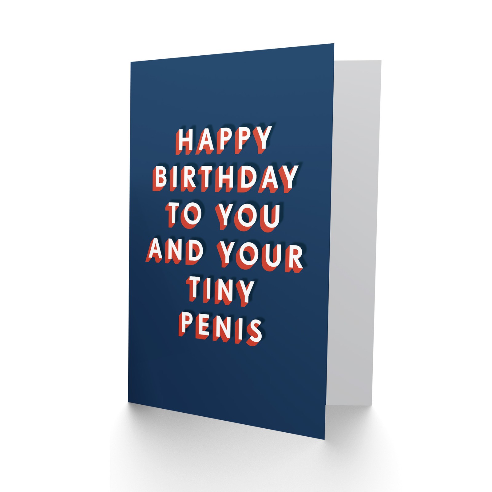 To You And Your Tiny Penis Funny Adult Humour Birthday Card