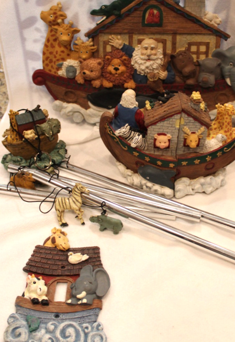 Heavy Duty Noah’s Ark Decorations — Lot of 4 Decorations