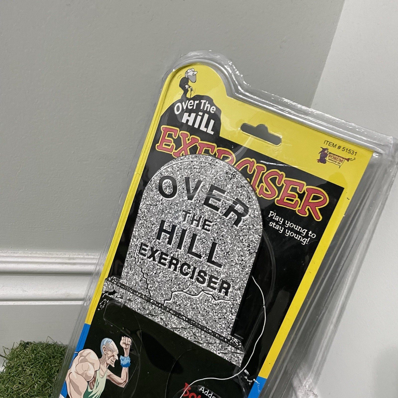 Over The Hill Exerciser 51531 New NOS Toy 2003 Forum Novelties Lift Wrist