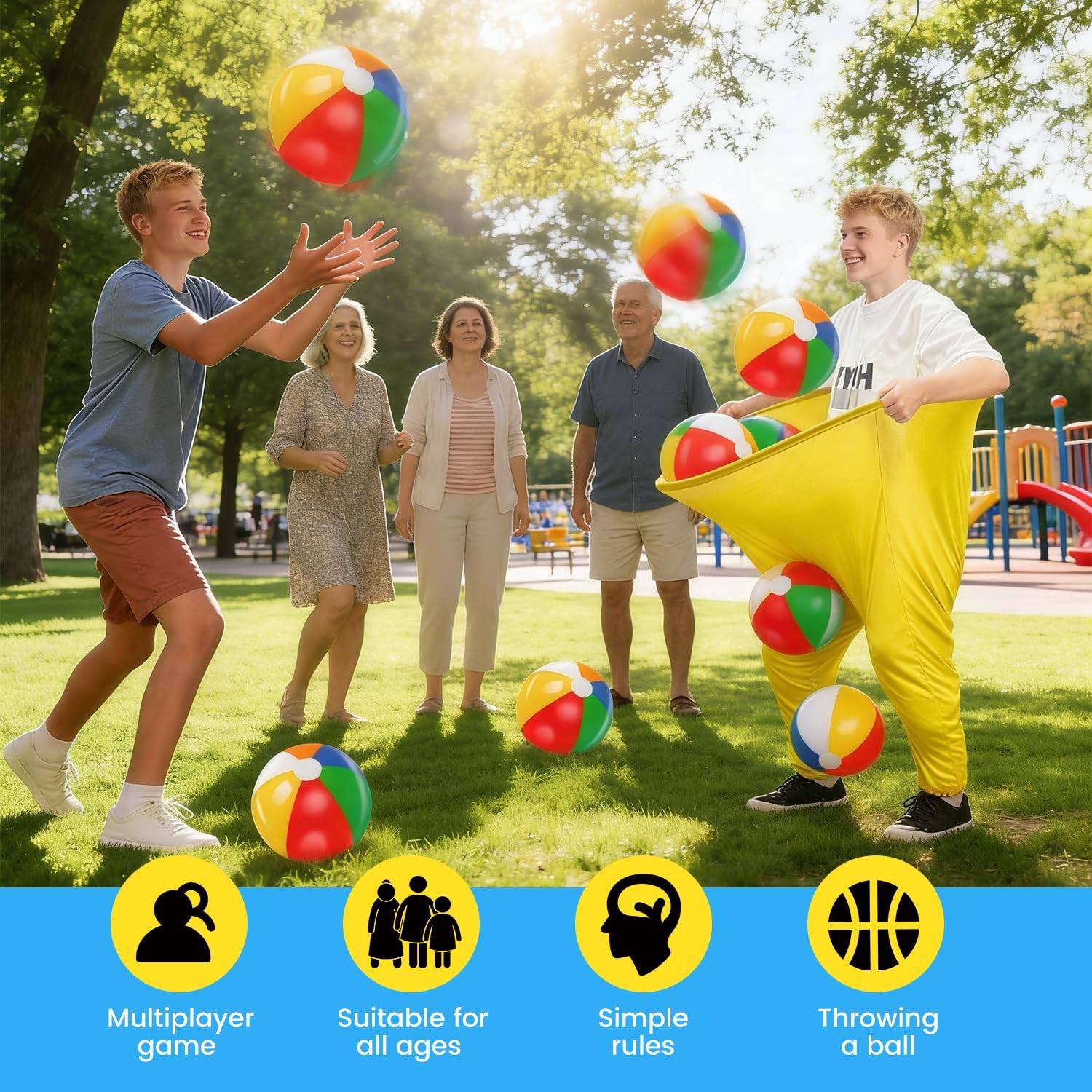 Granny Pants Yard Game Set, 2 PCS Granny Pants Family Party Outdoor Game with…