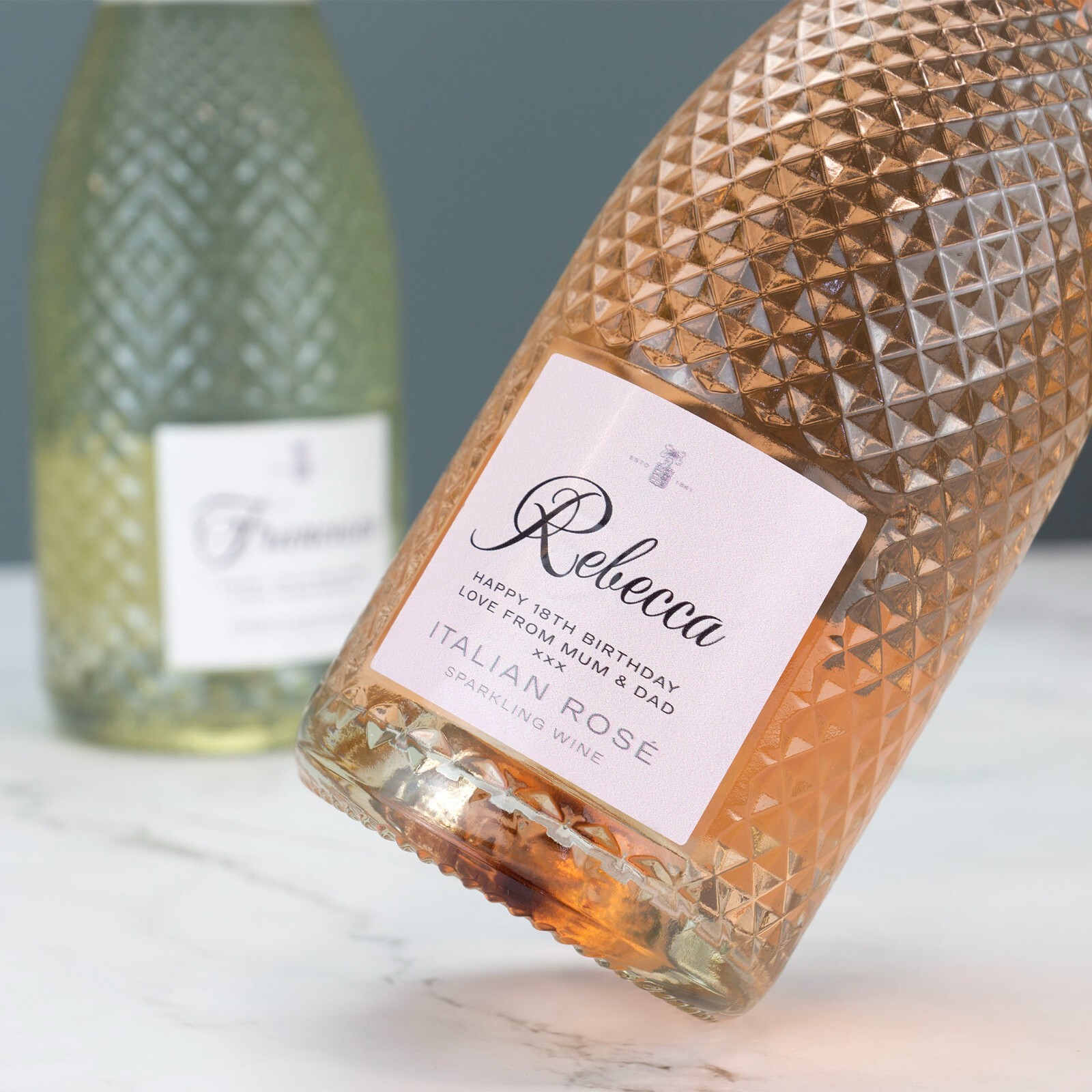 Personalised Prosecco Champagne Wine Label Vinyl Sticker Funny Novelty Gift