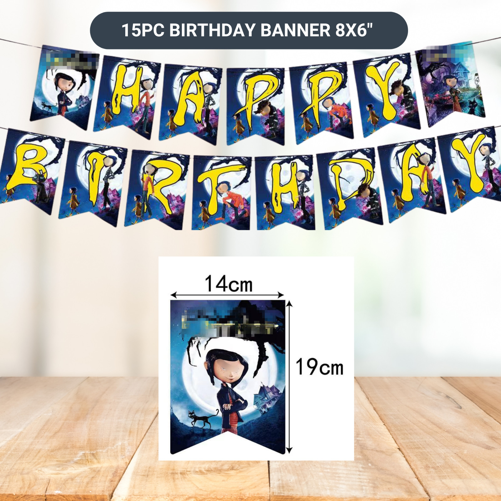 CORALINE birthday party supplies favor centerpiece decoration event theme