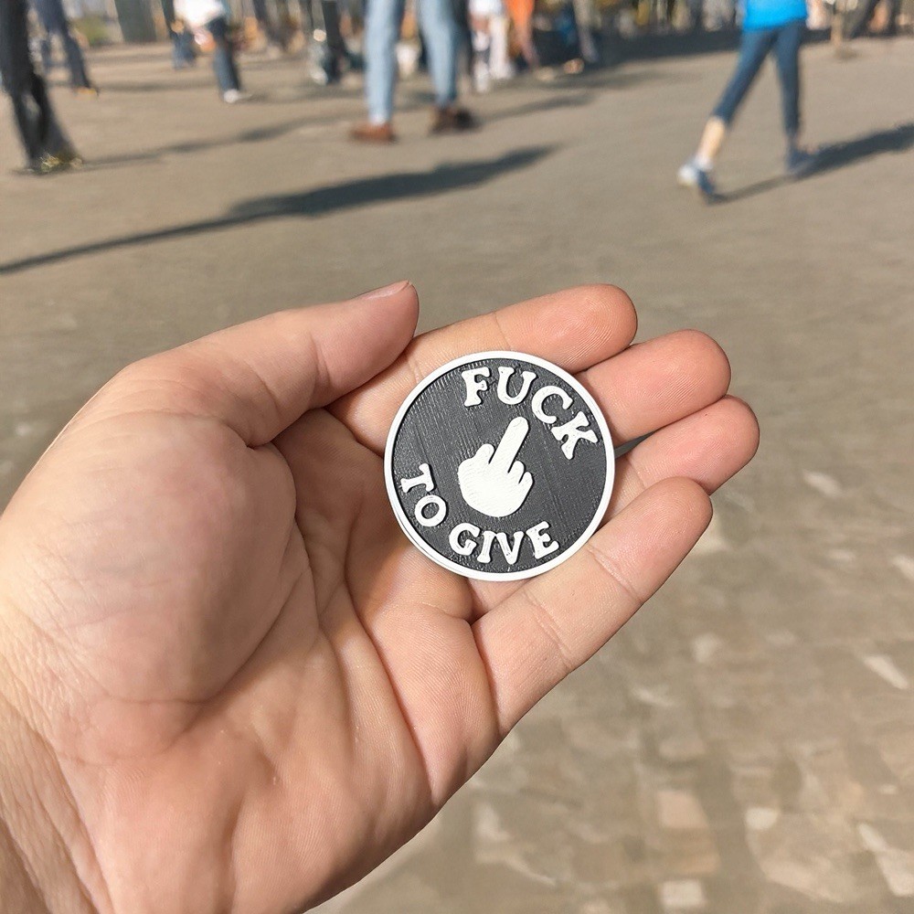 Funny Gag Gift Coin 20 Pack: F**k to Give