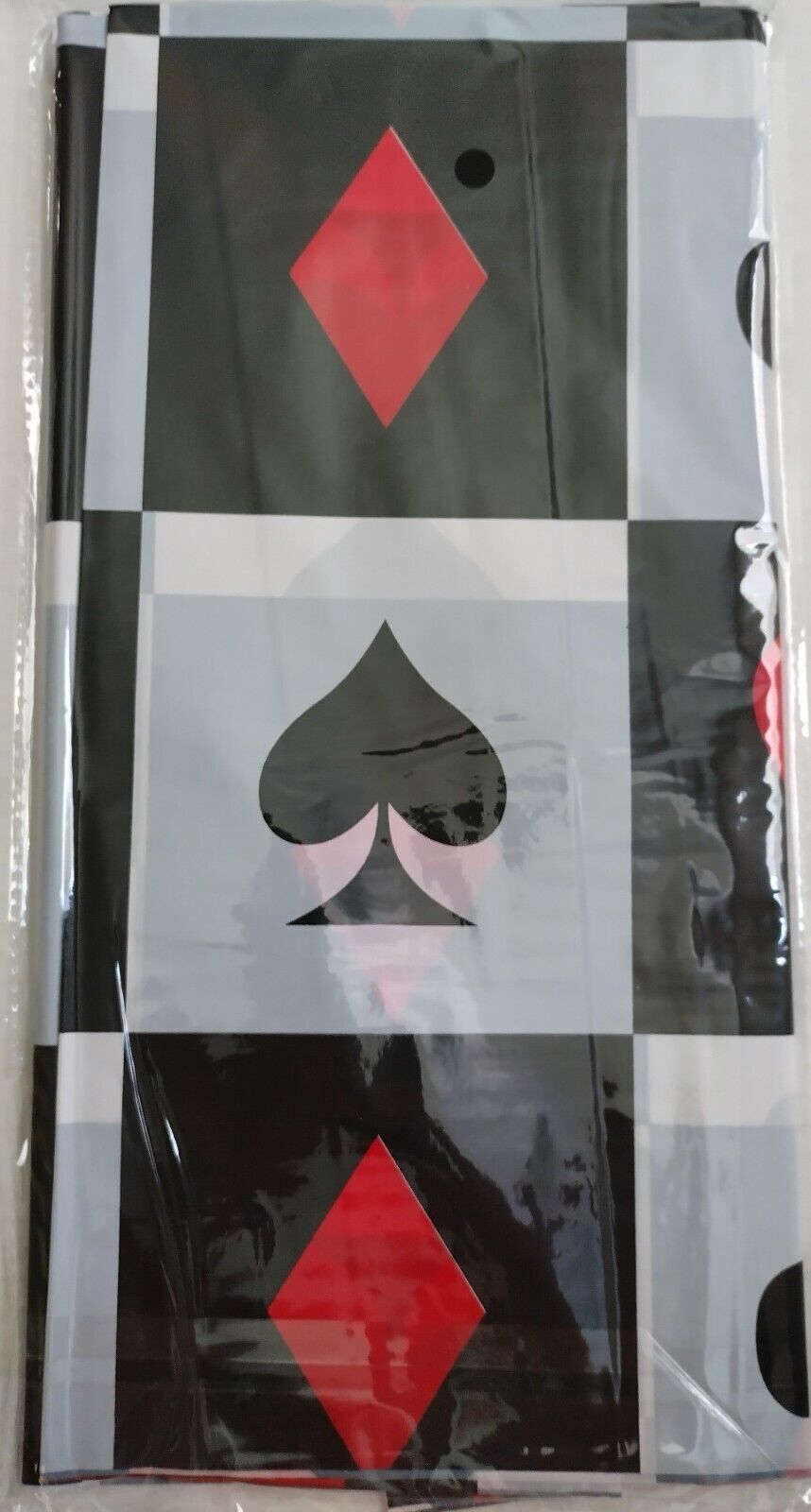 Table Cover Casino Event Decoration Unisex Adult Tablecloth Happy Birthday Party