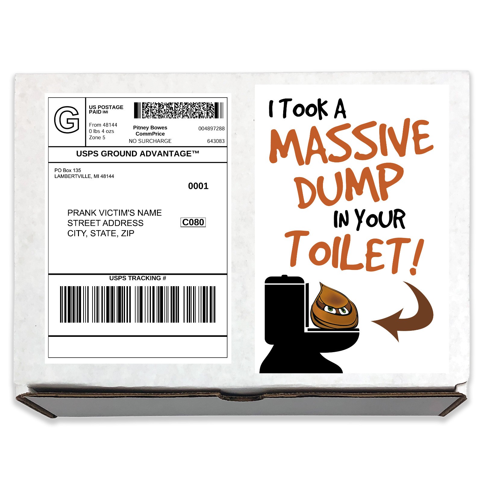 Massive Dump Who Did The Poo Prank Mail Sent Anonymously!