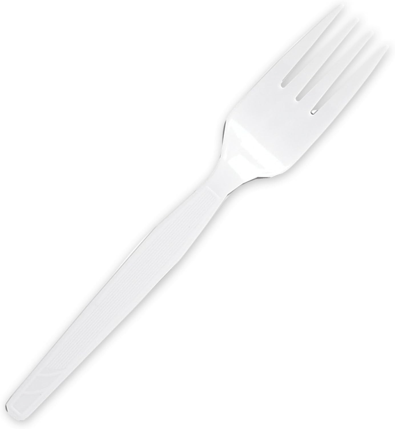 Heavyweight White Plastic Forks (Pack of 100)