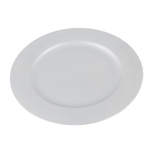 Charger Plates Set, Round Charger Plates, Charger Plate for Wedding Party Silver