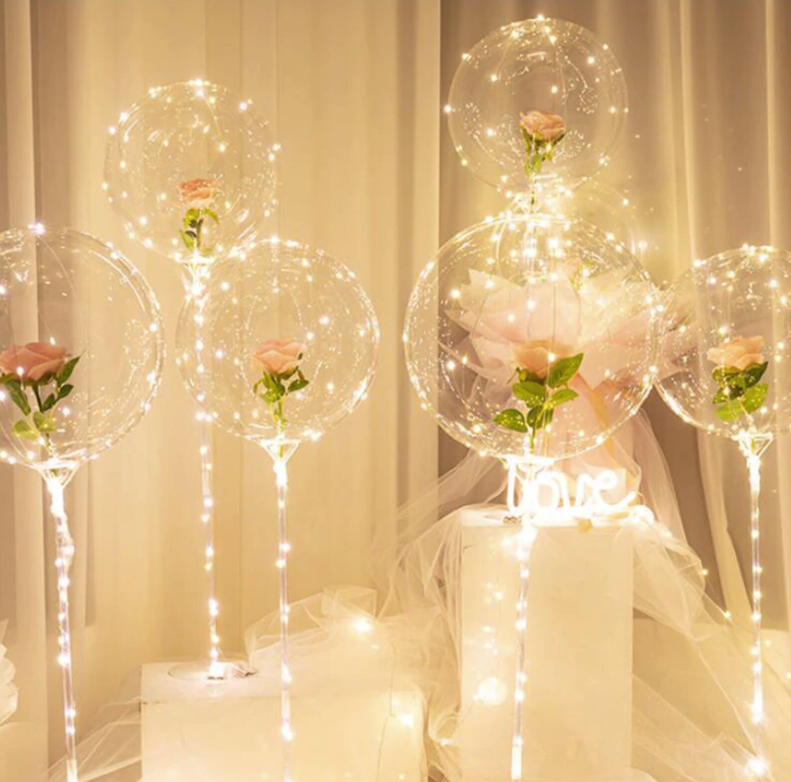 10 PCS Stand For Balloons All Size, Column For Party Decoration Base Para Globos