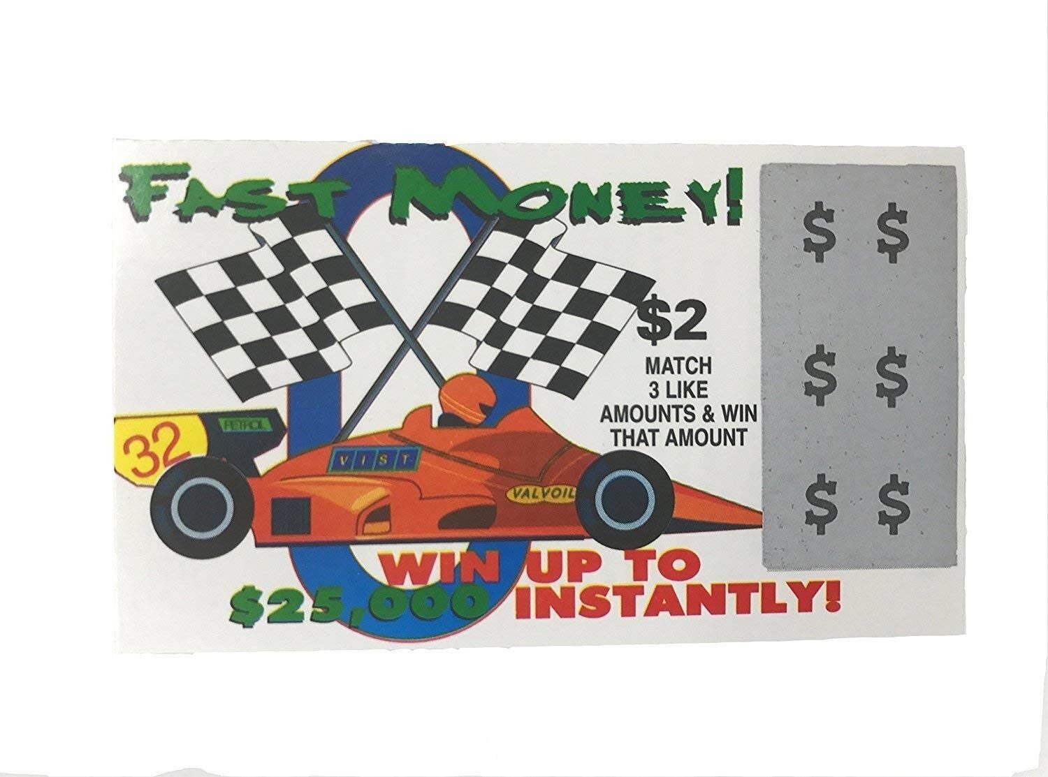 20 PHONY FAKE ALL WINNING SCRATCH OFF LOTTO LOTTERY TICKETS – Fun Gag Joke Prank