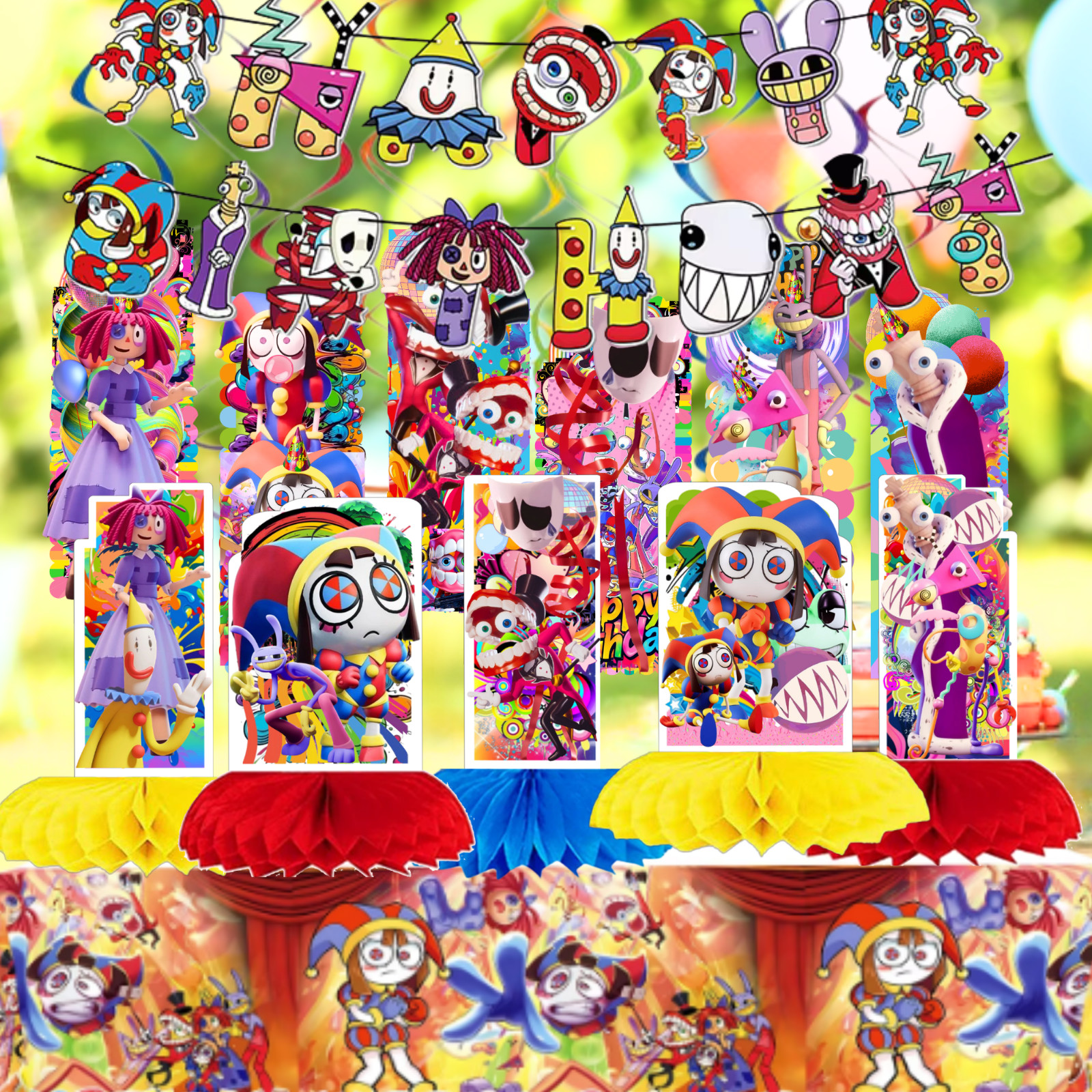 Amazing Circus Tablewave Party Supplies happy birthday centerpiece decoration