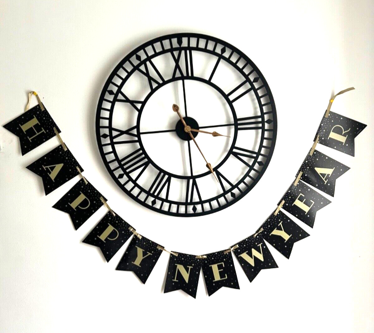 Wall Happy New Year Handing banner Decoration Decorations