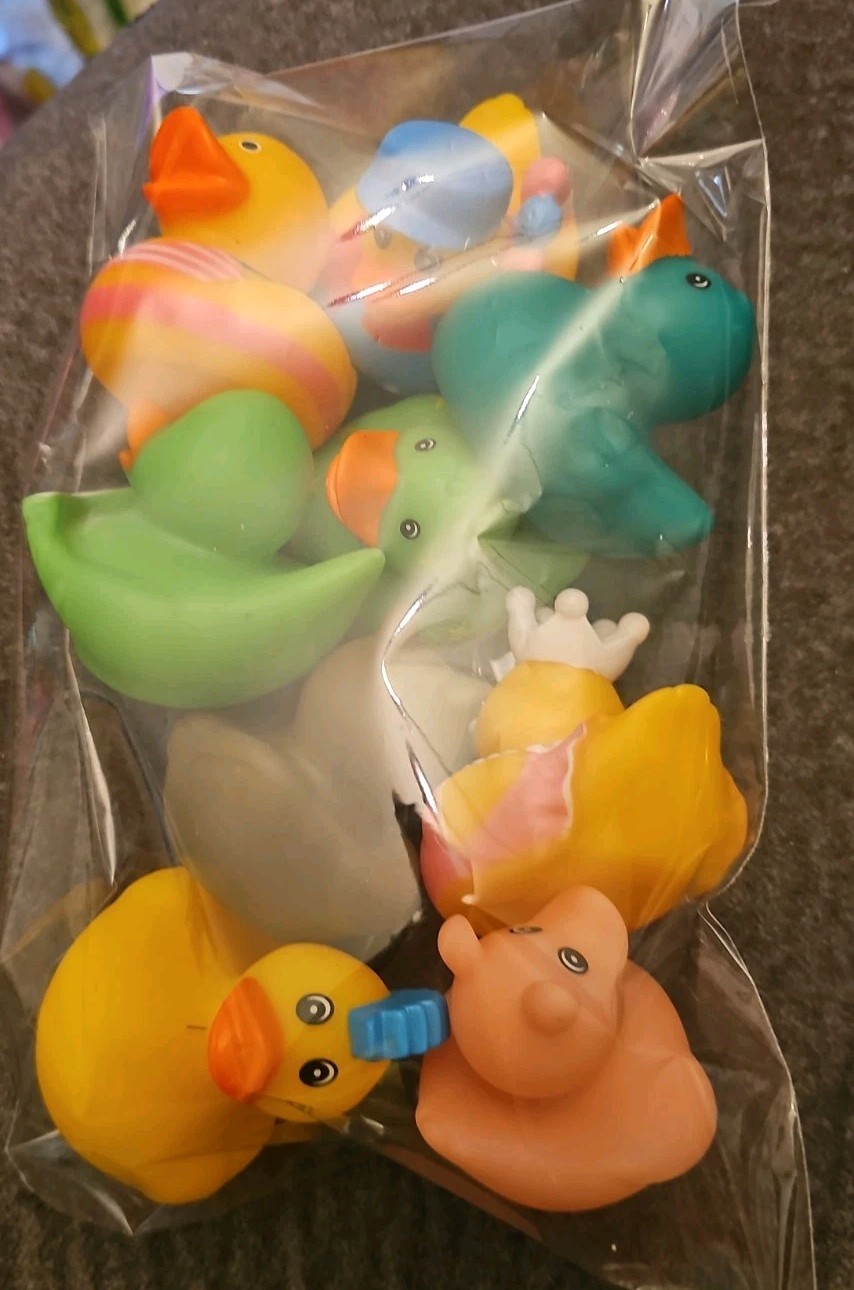 Rubber Ducks in Bulk (9) ,Assortment Duckies for Jeep Ducking Floater Duck Bath