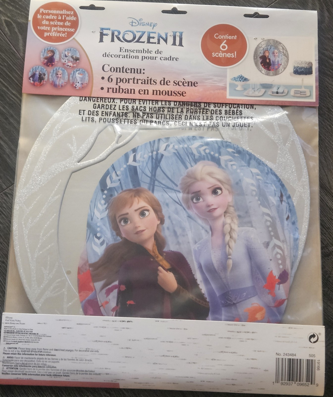 Frozen 2 Frame and Cutout Decorating Kit
