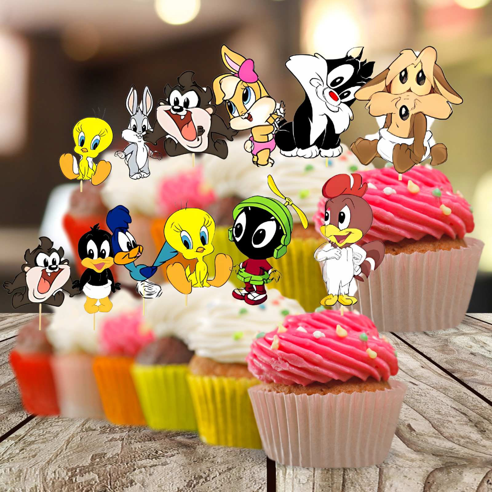 baby Looney tunes toons birthday party supplies favor centerpiece decoration