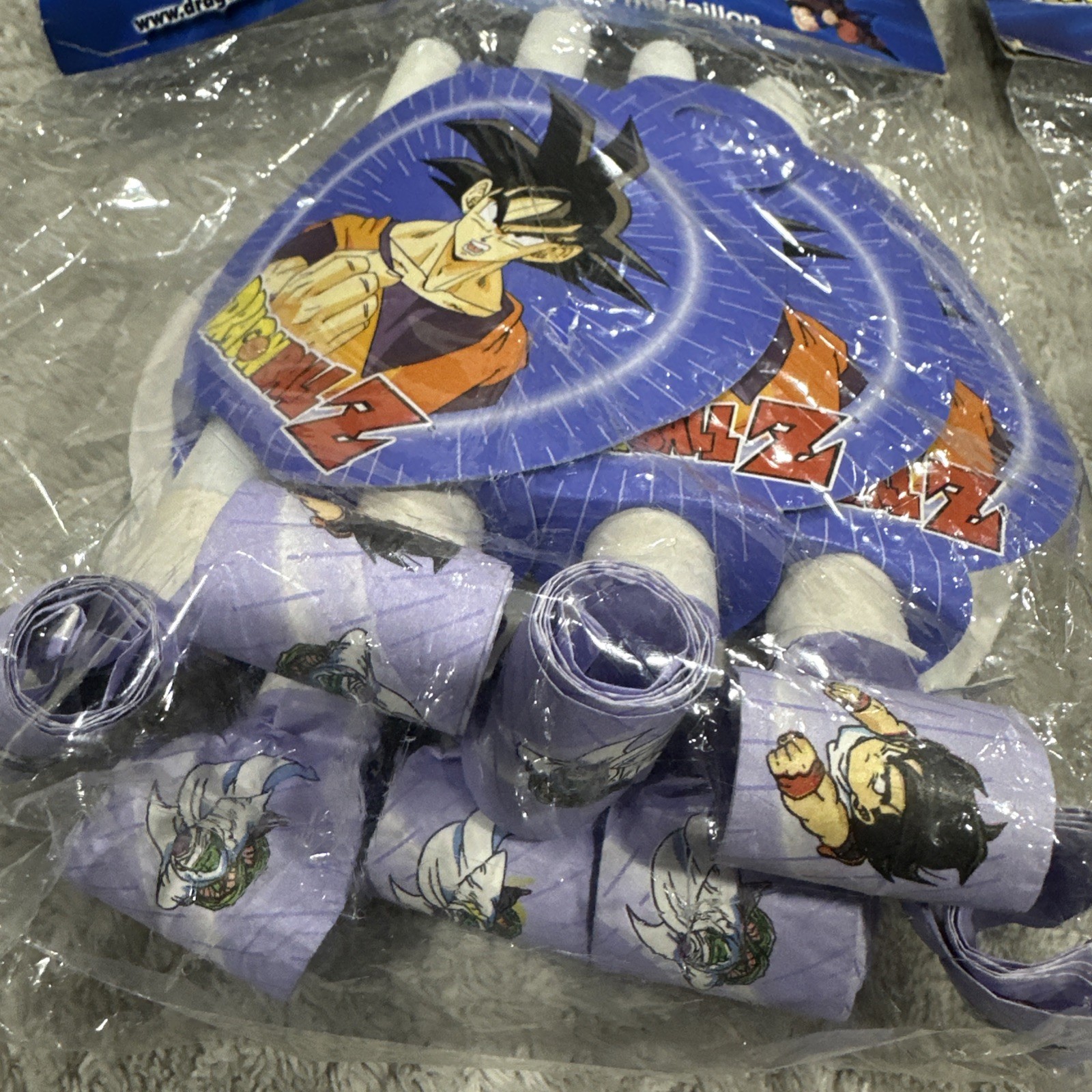 Lot Of 2 – 8 Pack DRAGON BALL Z BLOWOUTS ~ Birthday Party Supplies Favors GoKu