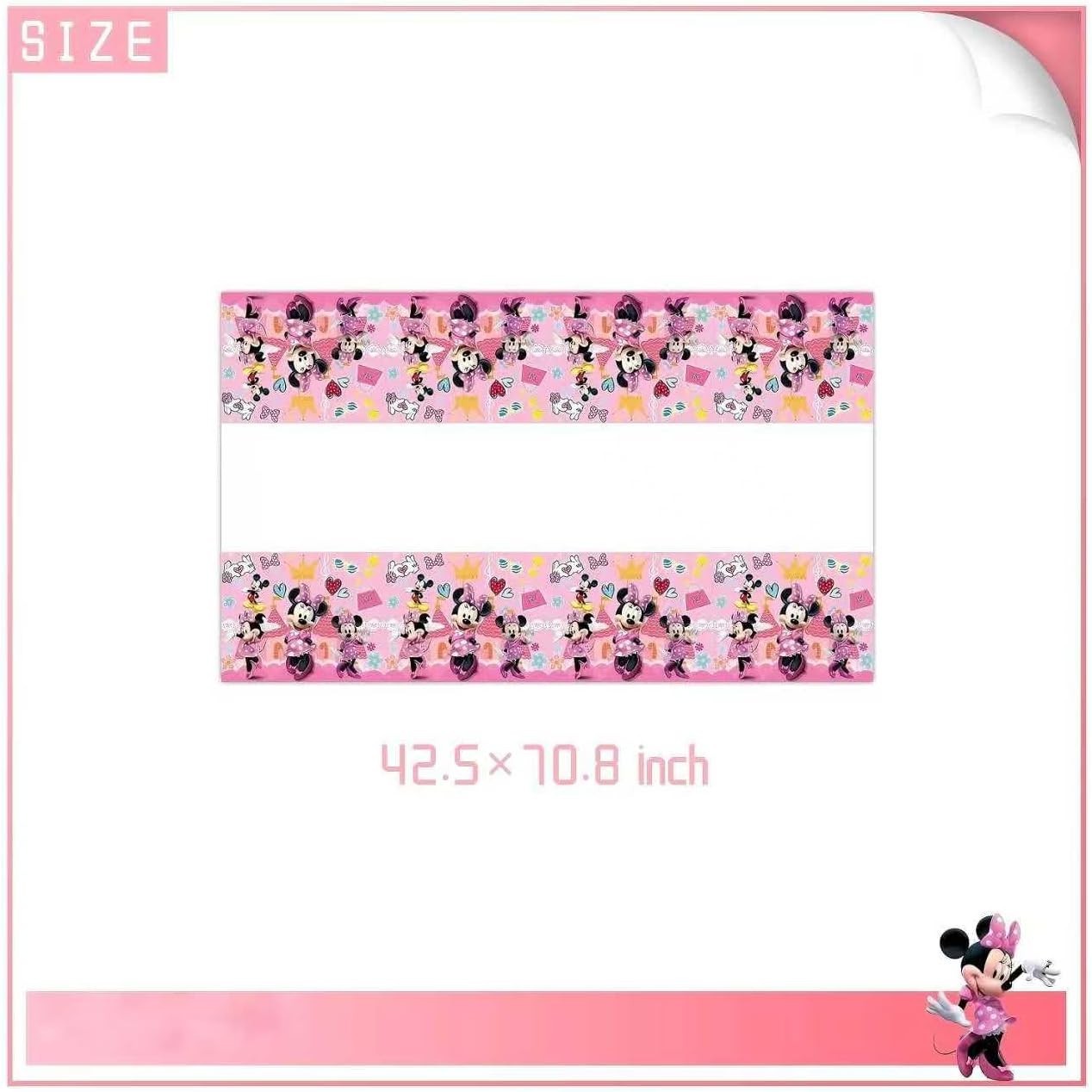 82 pcs, Minnie Mouse birthday party supplies, birthday decorations 10 guests.