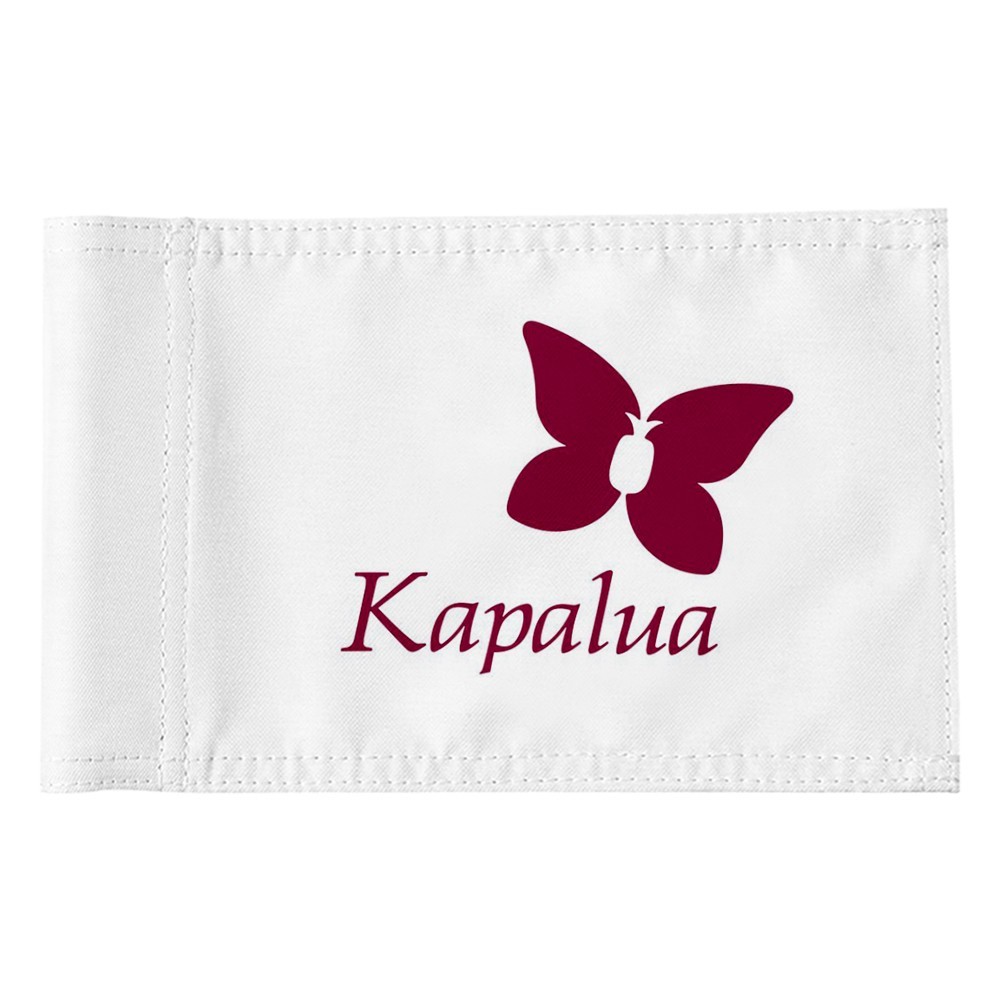 KAPALUA GOLF COURSE PGA Tour Regulation Tube Flag 8x6Inch white