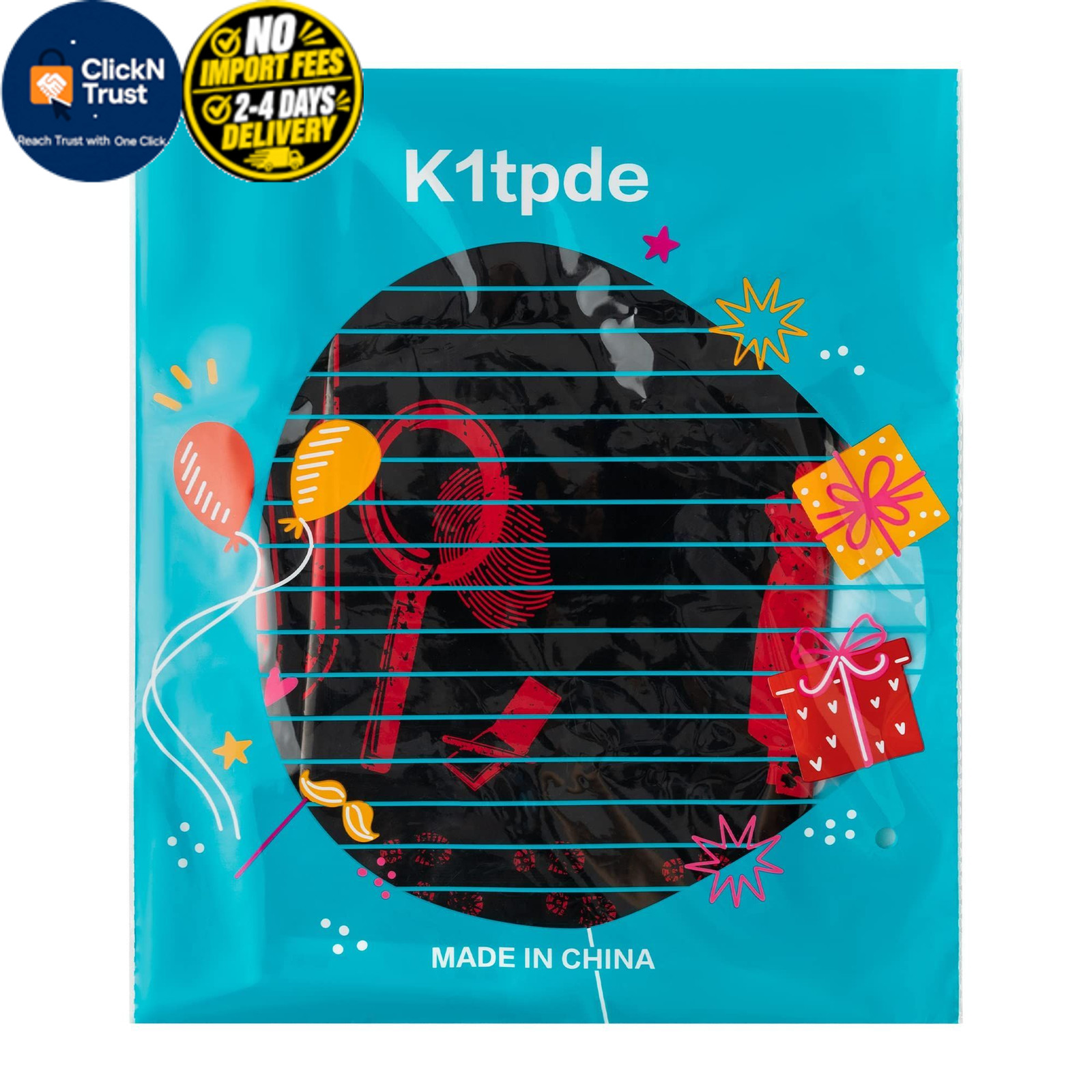 K1tpde 3PCS Spy Party Tablecloths for Kids Birthday 87×51 inches, Black