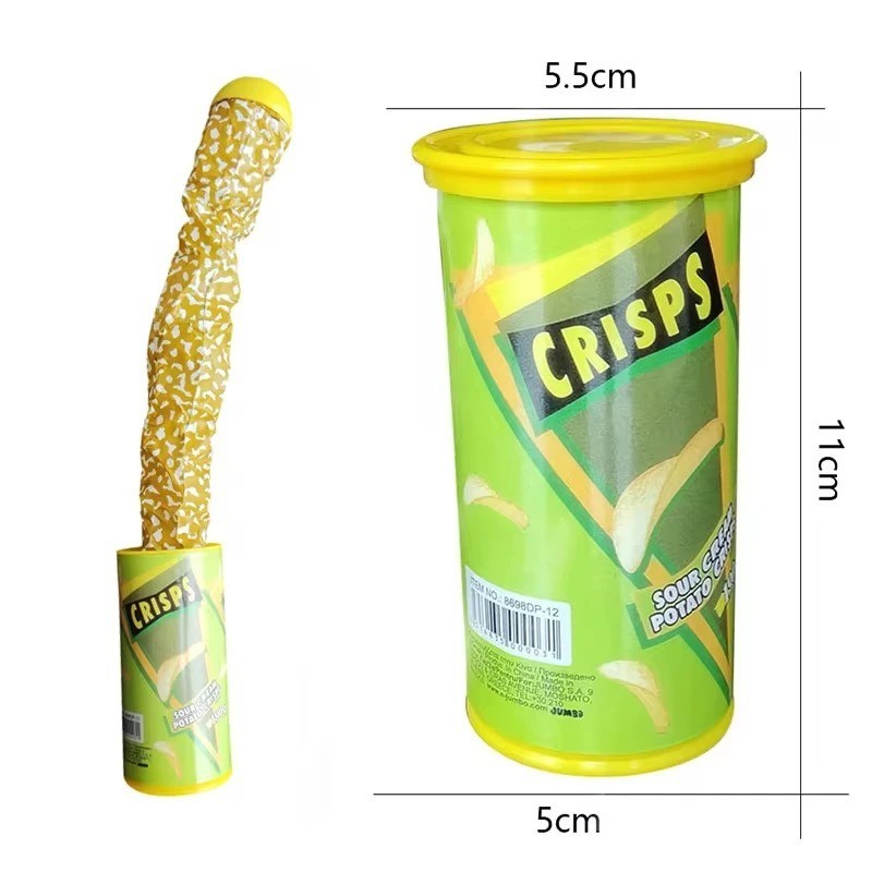 Jumping Snake Prank Can Toy Spring Gag Gift Funny Joke April Fools Halloween