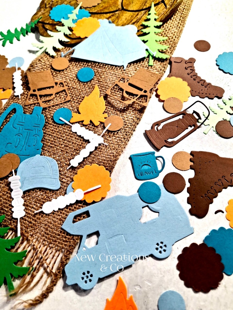 Camping Confetti 150 Count Glamping Party Decorations Birthday Party Supplies