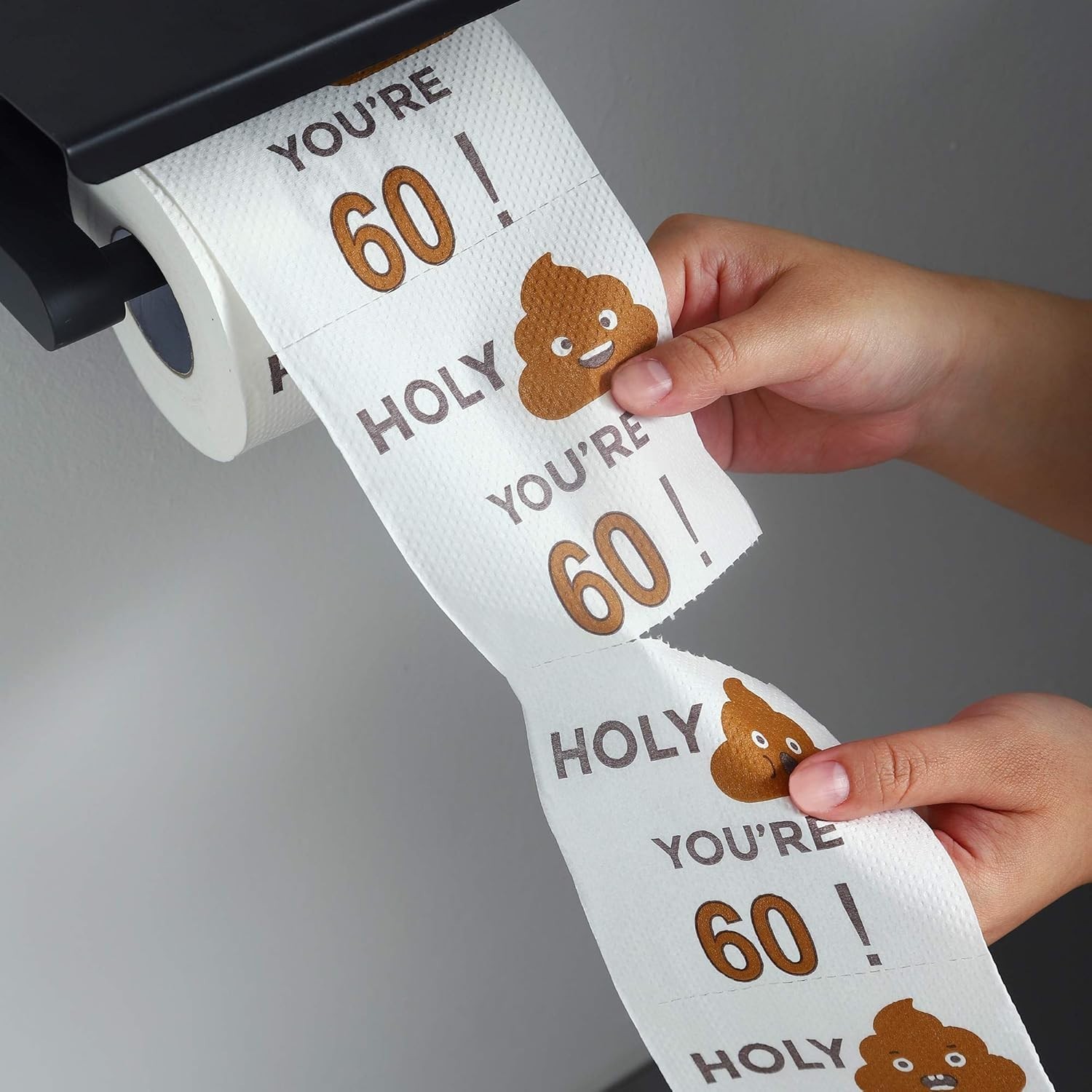 3-Ply Funny Toilet Paper Roll for 60th Birthday – Laughter and Fun Guaranteed