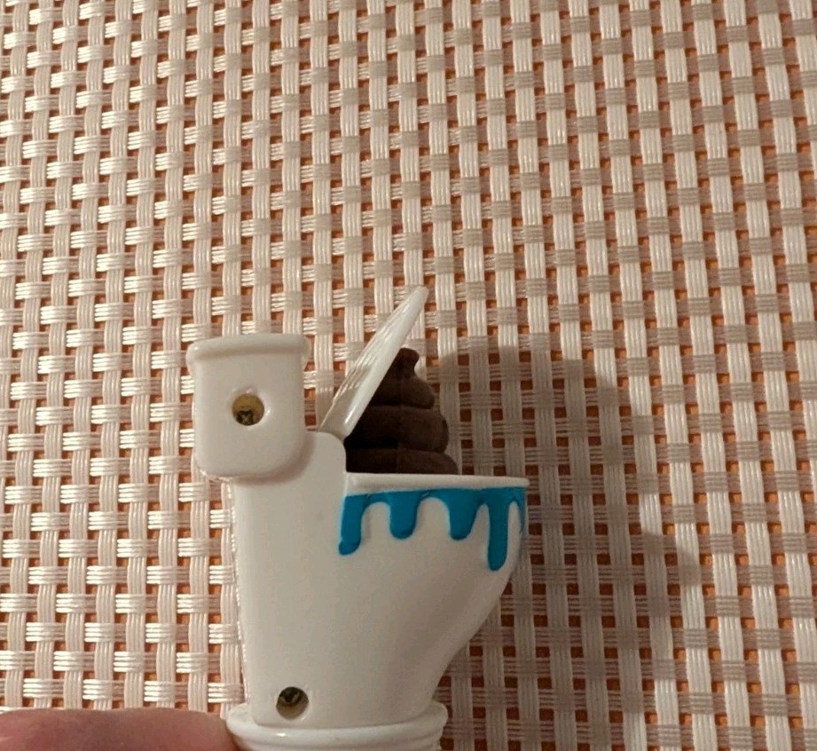 POOP POP UP PEN Toilet Seat PRANK Crap Emoji Office Joke Gift Funny Poo Gag NEW