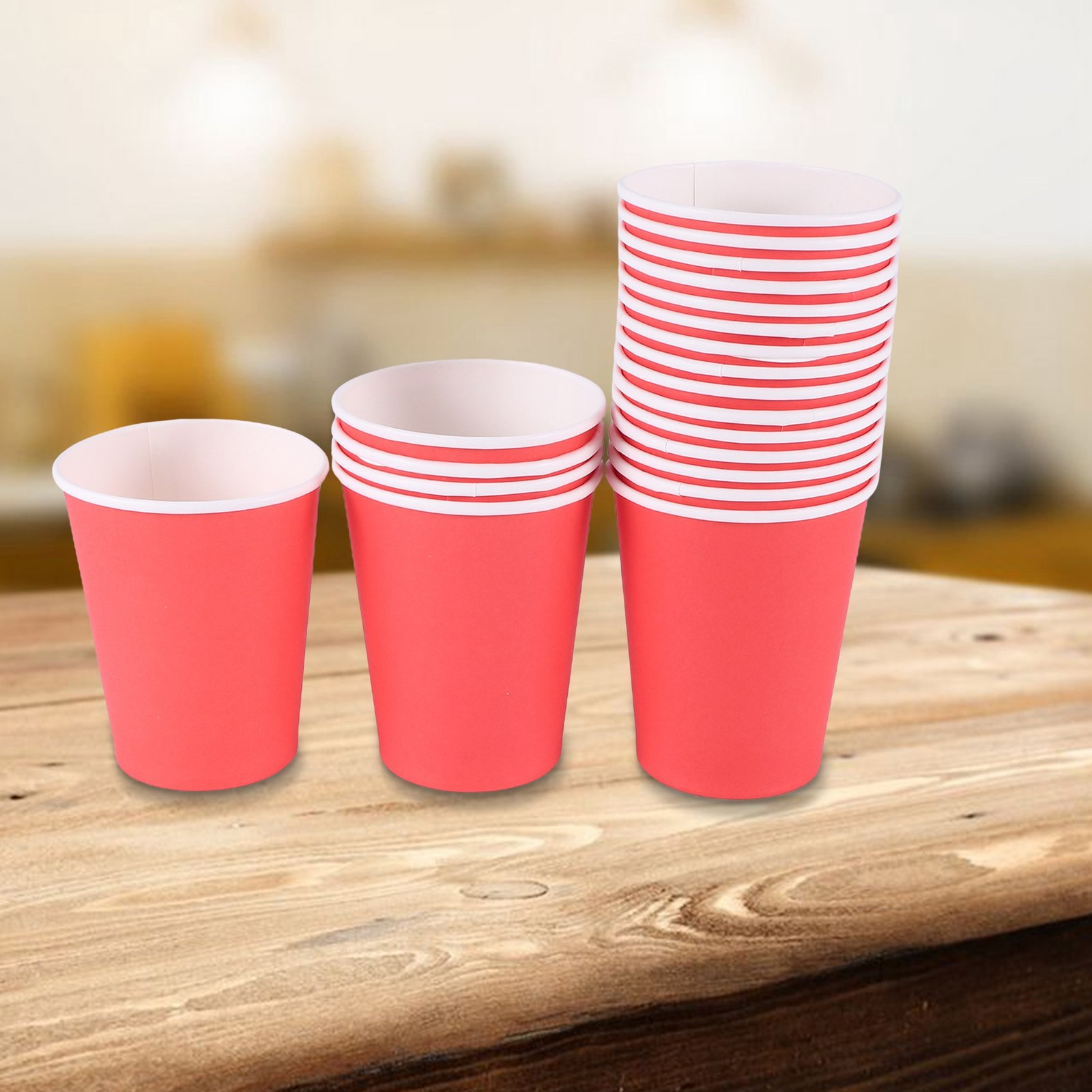 20 Cups (9oz) – Plain Solid Colours Birthday Catering F9L4