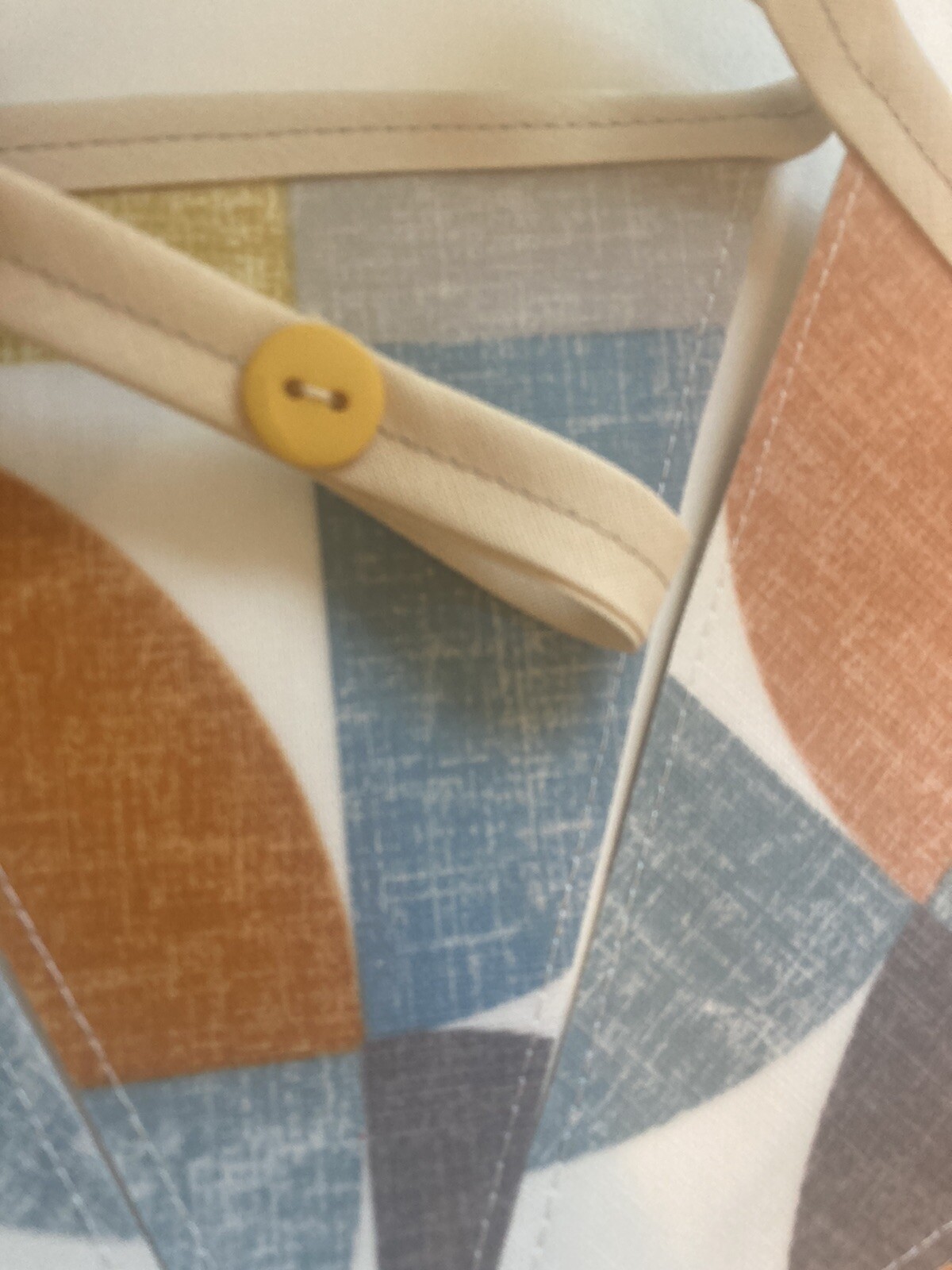 Handmade Oilcloth Bunting, Garden/Home Contemporary – 2 Meters Double Sided