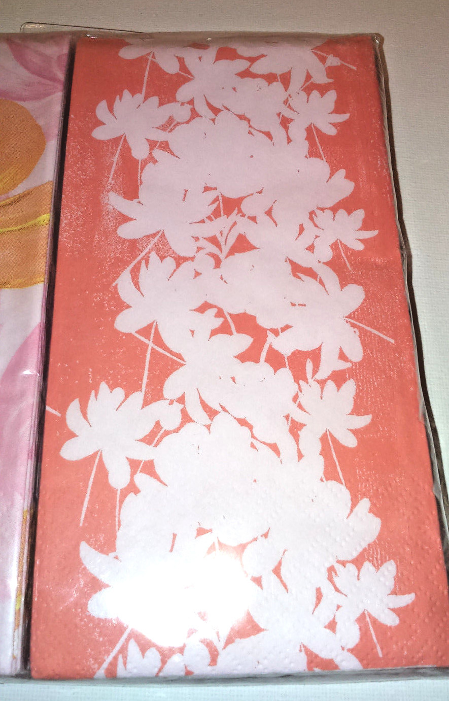 TWIN PACK 2 Designs 20 Paper Napkins CONTEMPORARY FLOWERS TEA PARTY ANEMONE 3ply