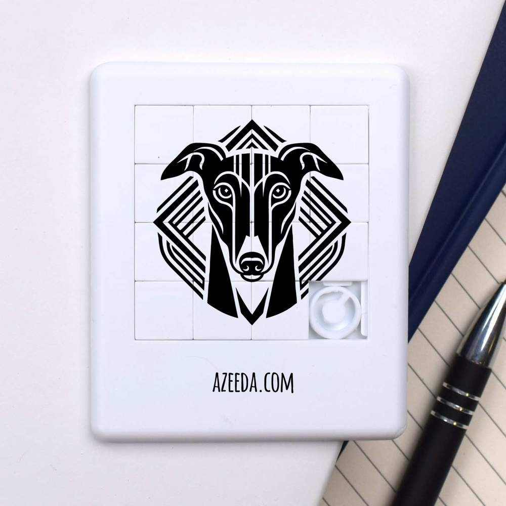 ‘Art Deco Greyhound’ Sliding Puzzle (PZ00032717)