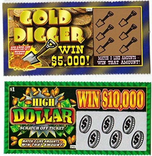 Fun Assorted Fake Lottery Scratch-Off Tickets – Delightful Prank for All Ages