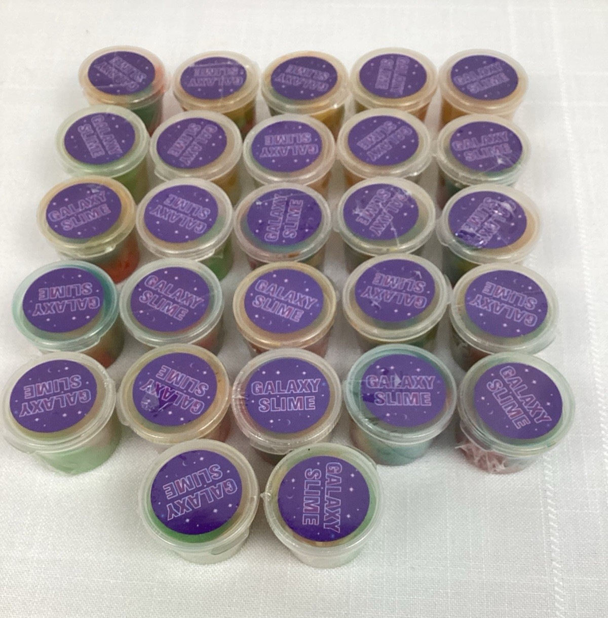 Kids Party Favors Galaxy Slime, 27 Pack Colorful Putty Toy
