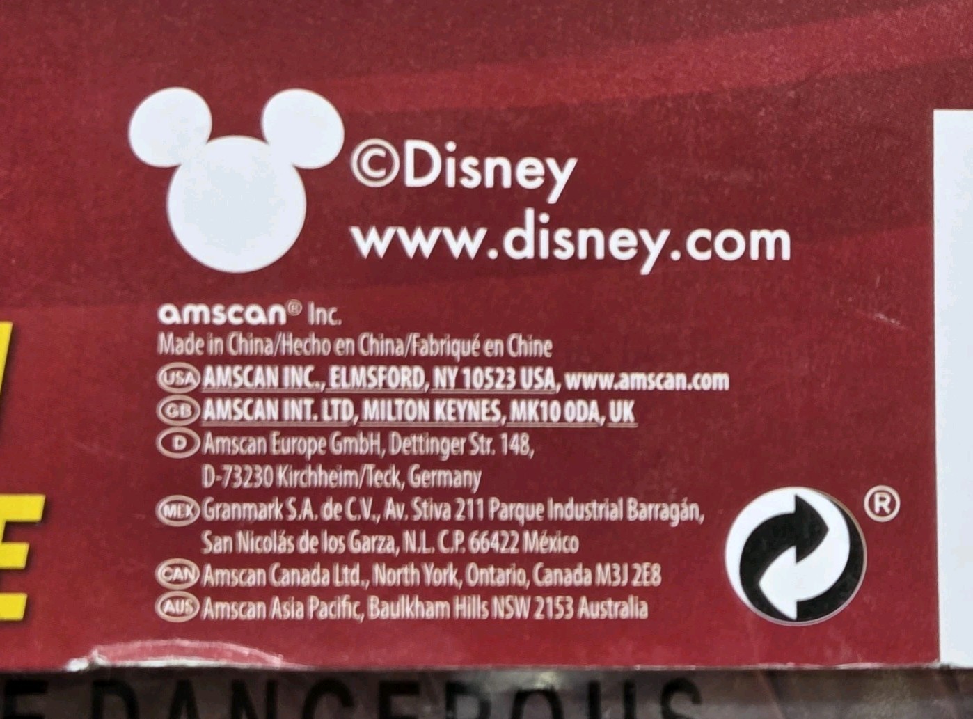 Disney Junior Jr. Mickey Mouse Birthday Party Paper Lanterns Set of 3 Boys Girls