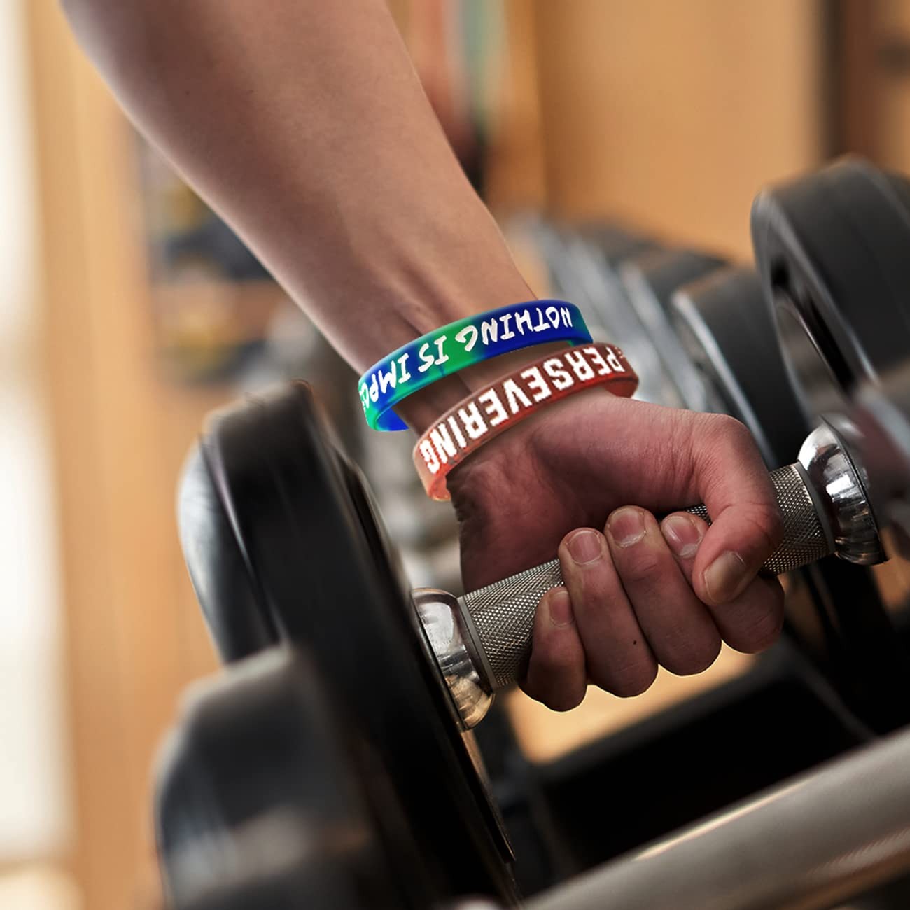 Wristbands 12 Pack Inspirational Silicone Unisex Adult Men Women Teens