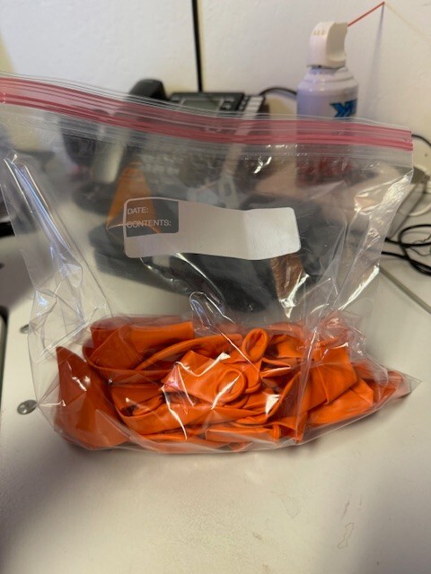 Bulk Lot of Orange Latex Balloons 30+ Party Decoration New!!!