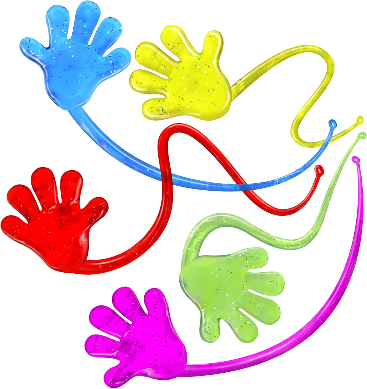 75 Pcs Bulk Sticky Hands for Kids – Slappy Slap Little Small Hands Sticky Toy –