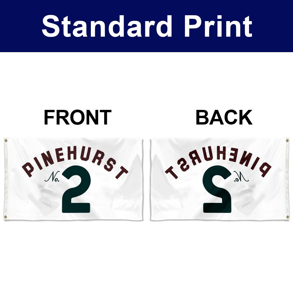 PINEHURST 1895 CLUB NUMBER NO 2 US OPEN Golf Club Flag 3x5Feet Garden Decor