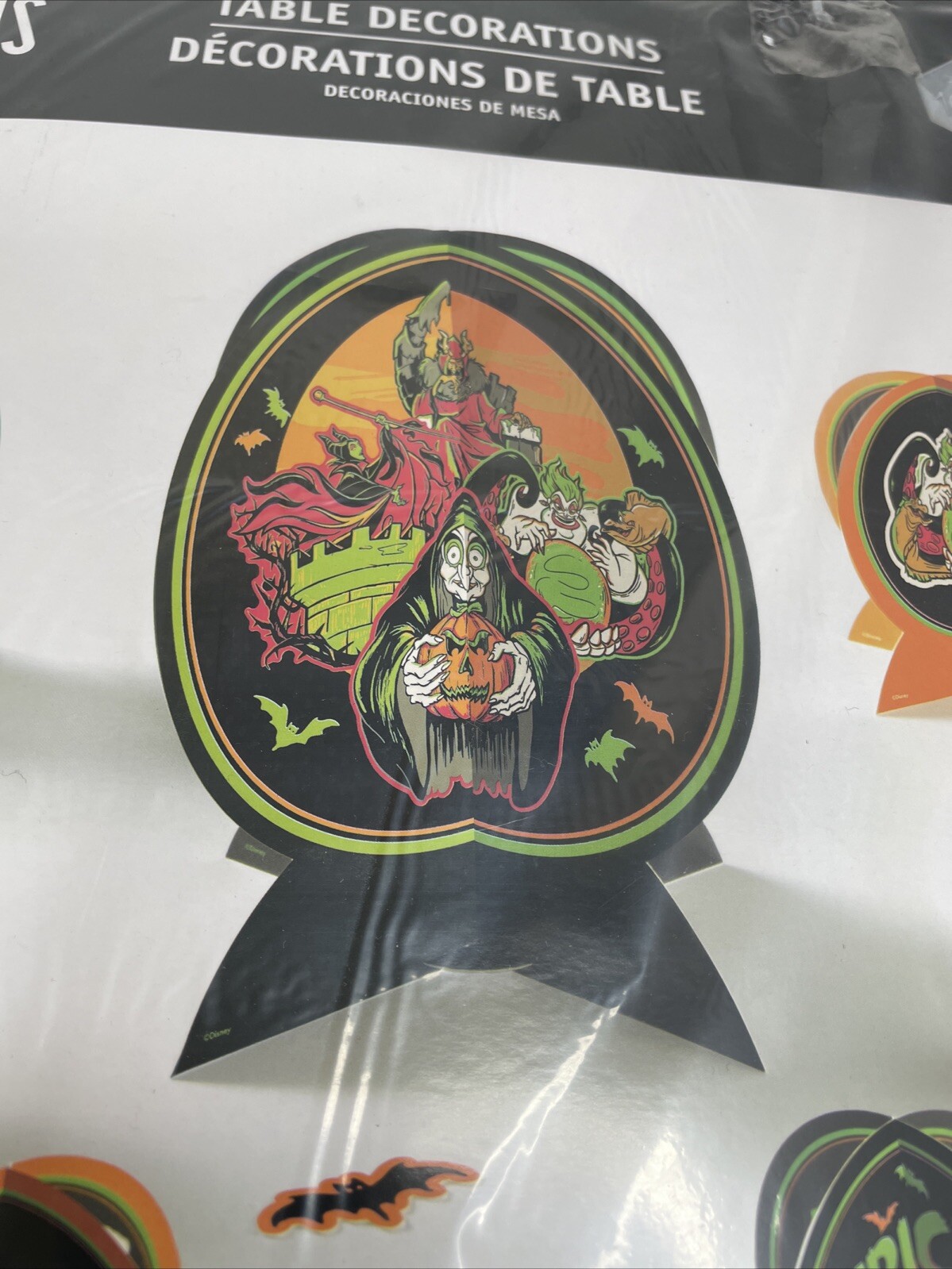 Disney Halloween Villains Haunted House Carnival Party Table Decorating Kit
