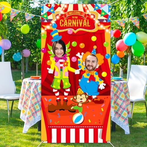 Carnival Circus Party Decorations Carnival Photo Booth Props Circus Theme